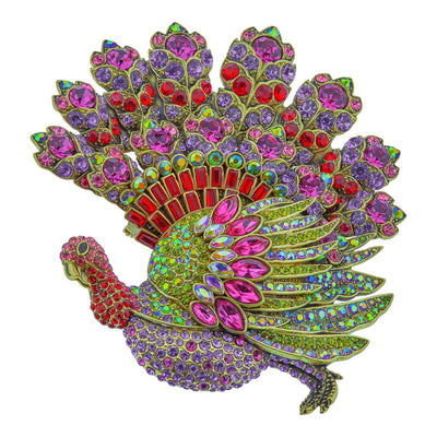 Heidi Daus® "Tabitha Turkey" Crystal Turkey Pin HEIDI DAUS®