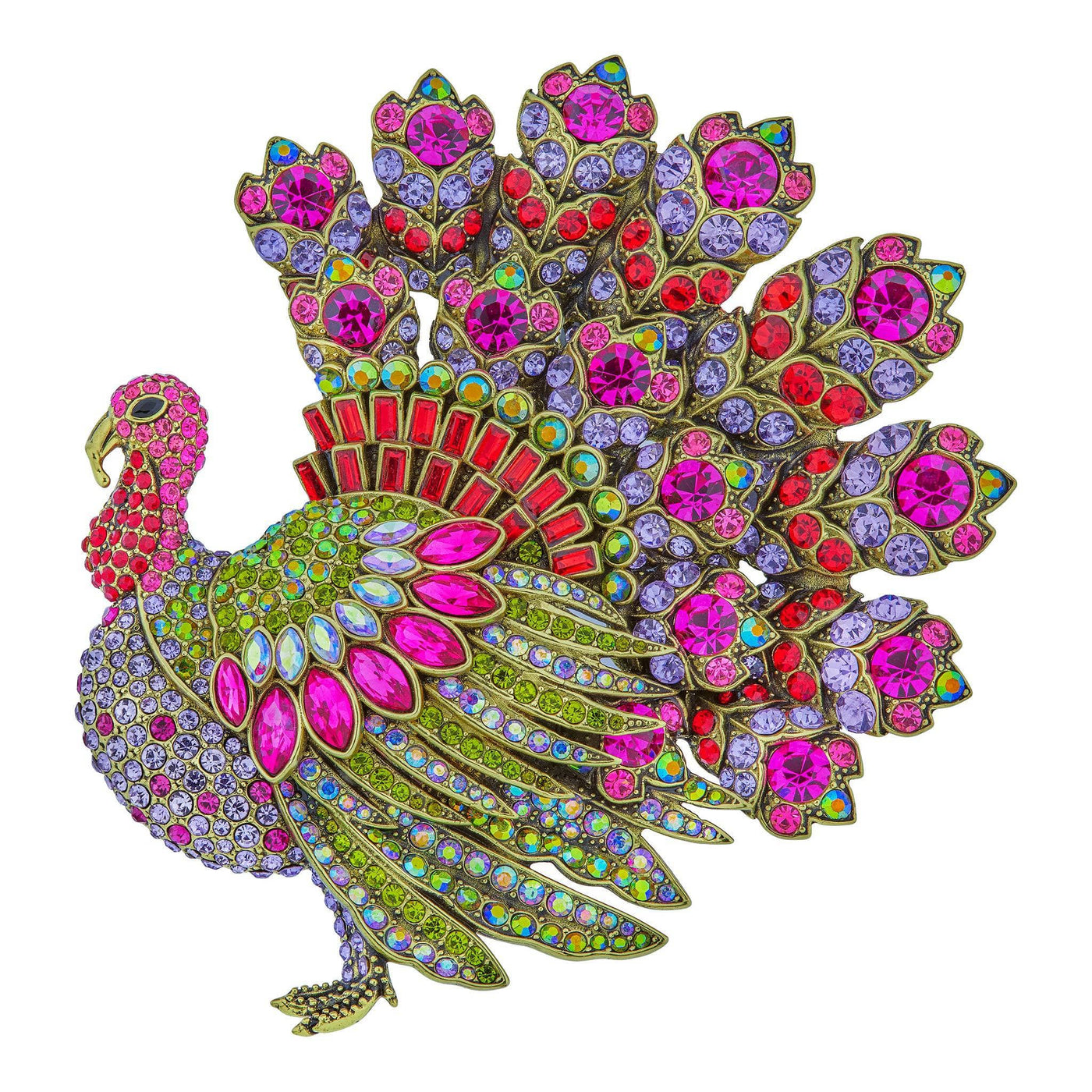 Heidi Daus® "Tabitha Turkey" Crystal Turkey Pin HEIDI DAUS®
