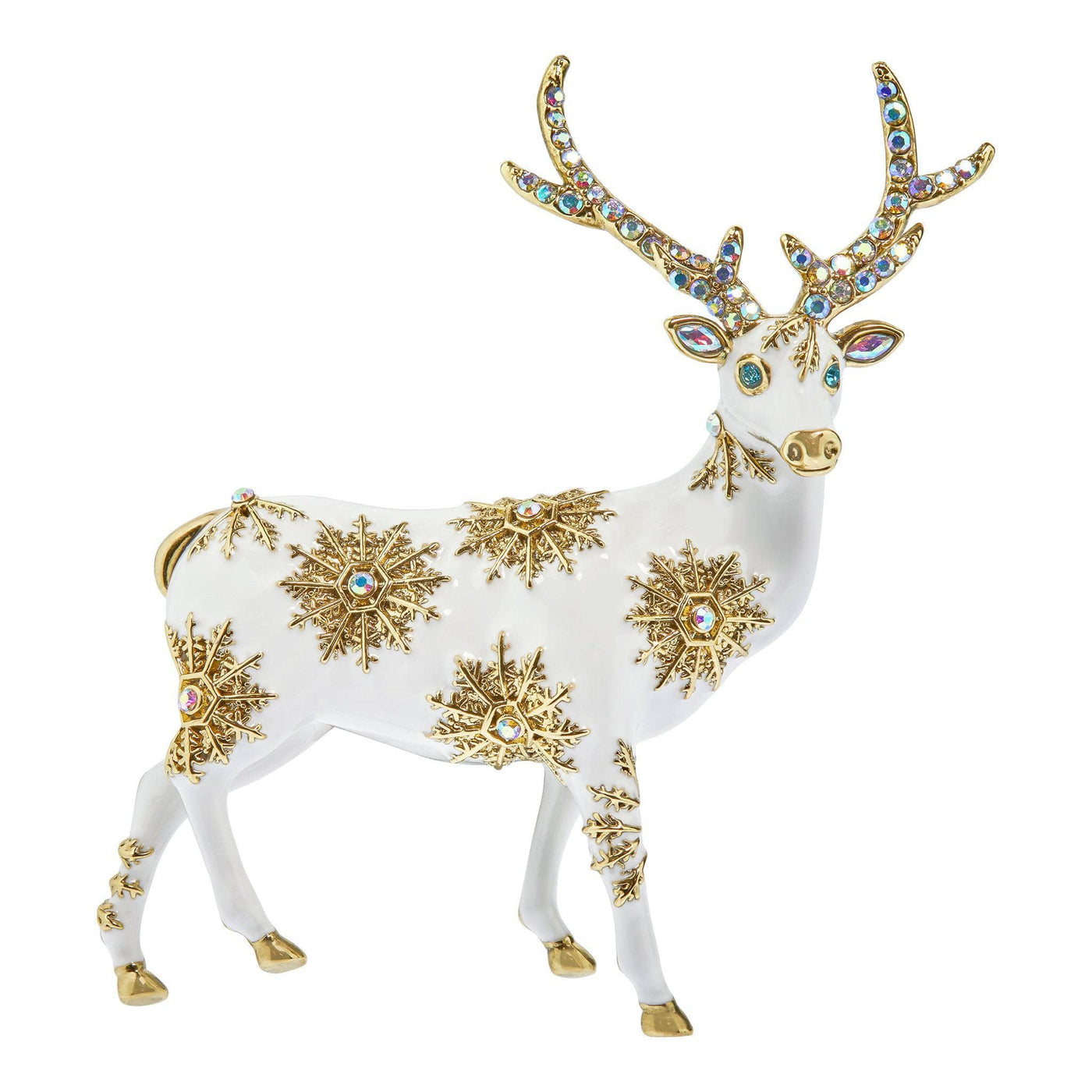 HEIDI DAUS®"Glitter Glitzen" Crystal & Enamel Reindeer Holiday Pin HEIDI DAUS®
