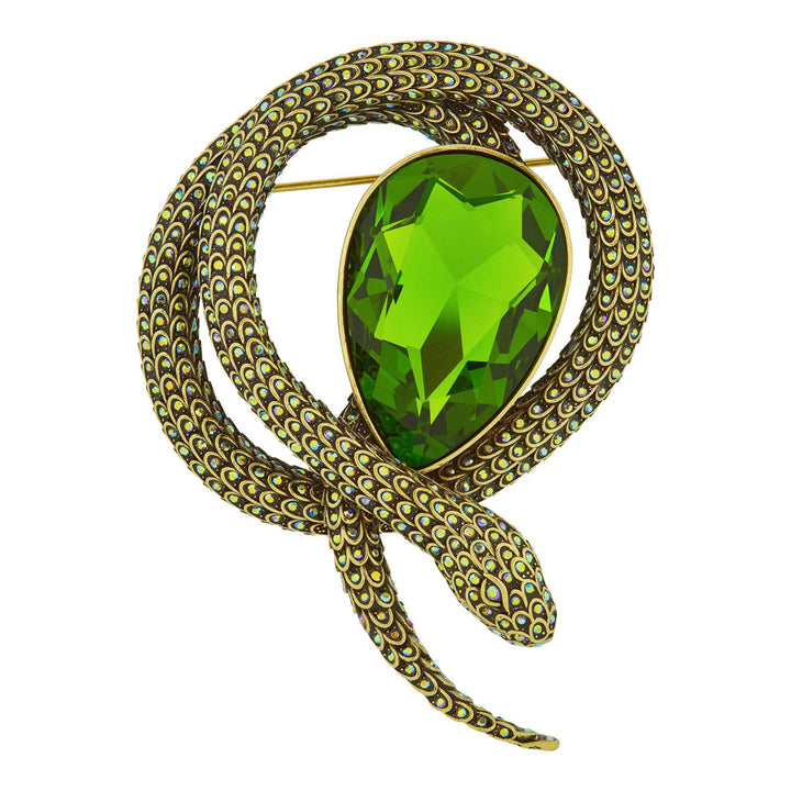 HEIDI DAUS®"Grand Serpentina" Crystal Snake Pin HEIDI DAUS®