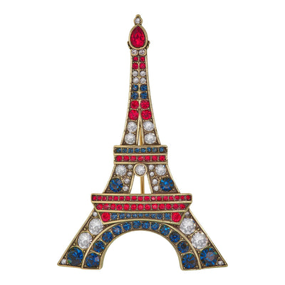 HEIDI DAUS®"Paris, Here We Come!" Crystal Eiffel Tower Pin