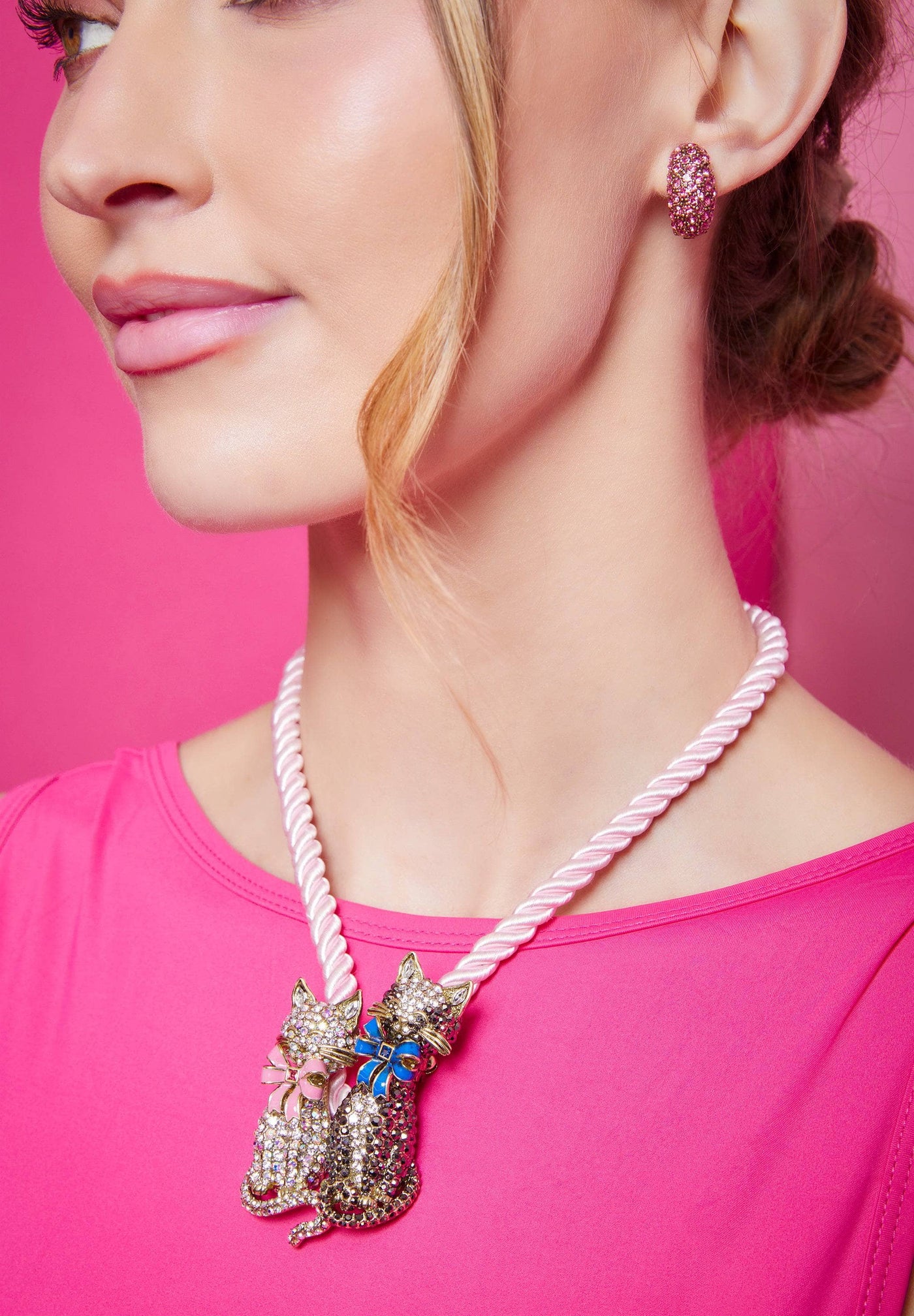 Heidi Daus®"Elegant Essentials" Pin Enhancer Cord Necklace