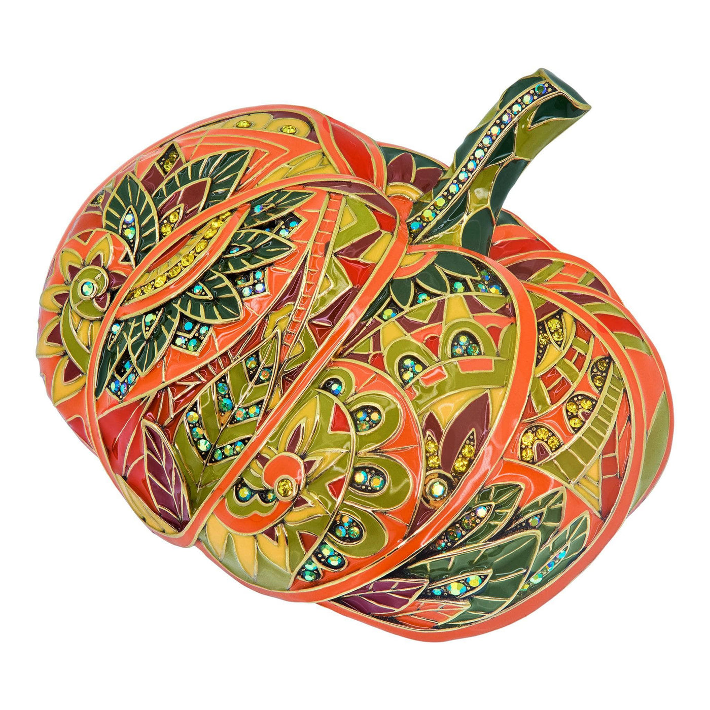 Heidi Daus® "Pastiche" Crystal & Enamel Pumpkin Pin