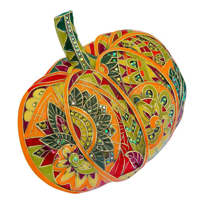 Heidi Daus® "Pastiche" Crystal & Enamel Pumpkin Pin