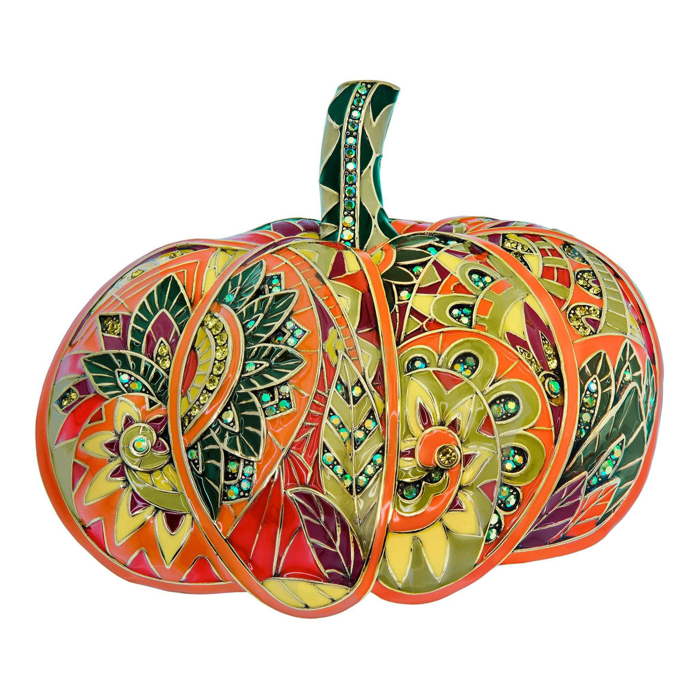 Heidi Daus® "Pastiche" Crystal & Enamel Pumpkin Pin