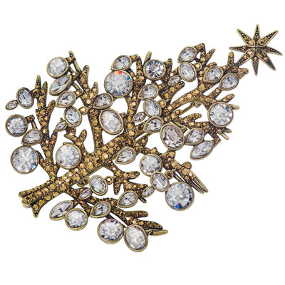 Heidi Daus®"Dress Up & Sparkle" Crystal Christmas Tree Pin