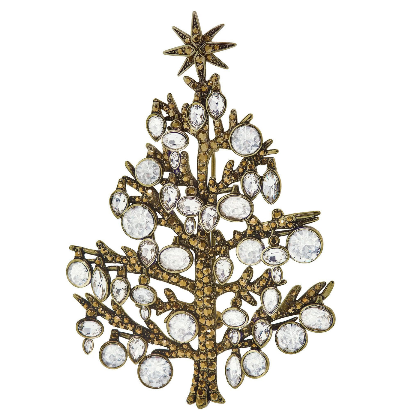 Heidi Daus®"Dress Up & Sparkle" Crystal Christmas Tree Pin