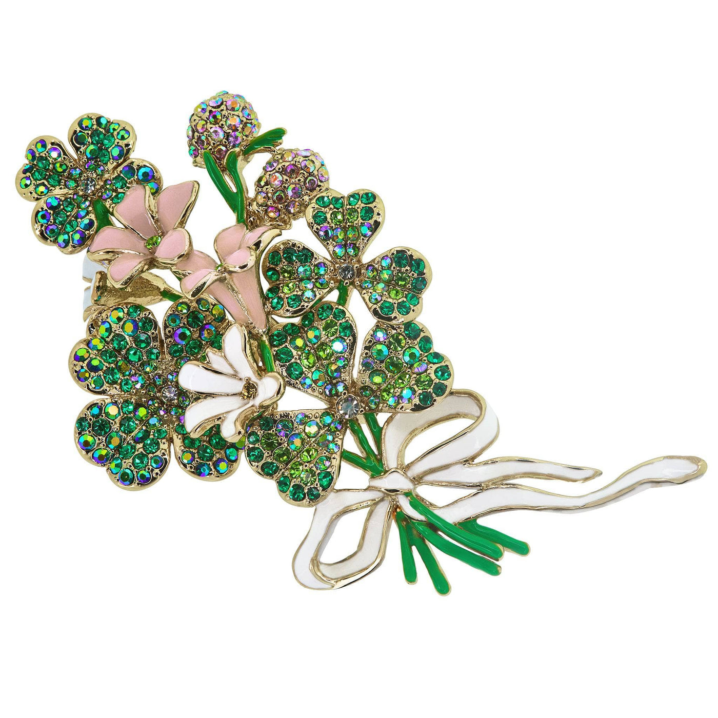 HEIDI DAUS®"Pocket Full Of Posey" Crystal & Enamel Floral Pin