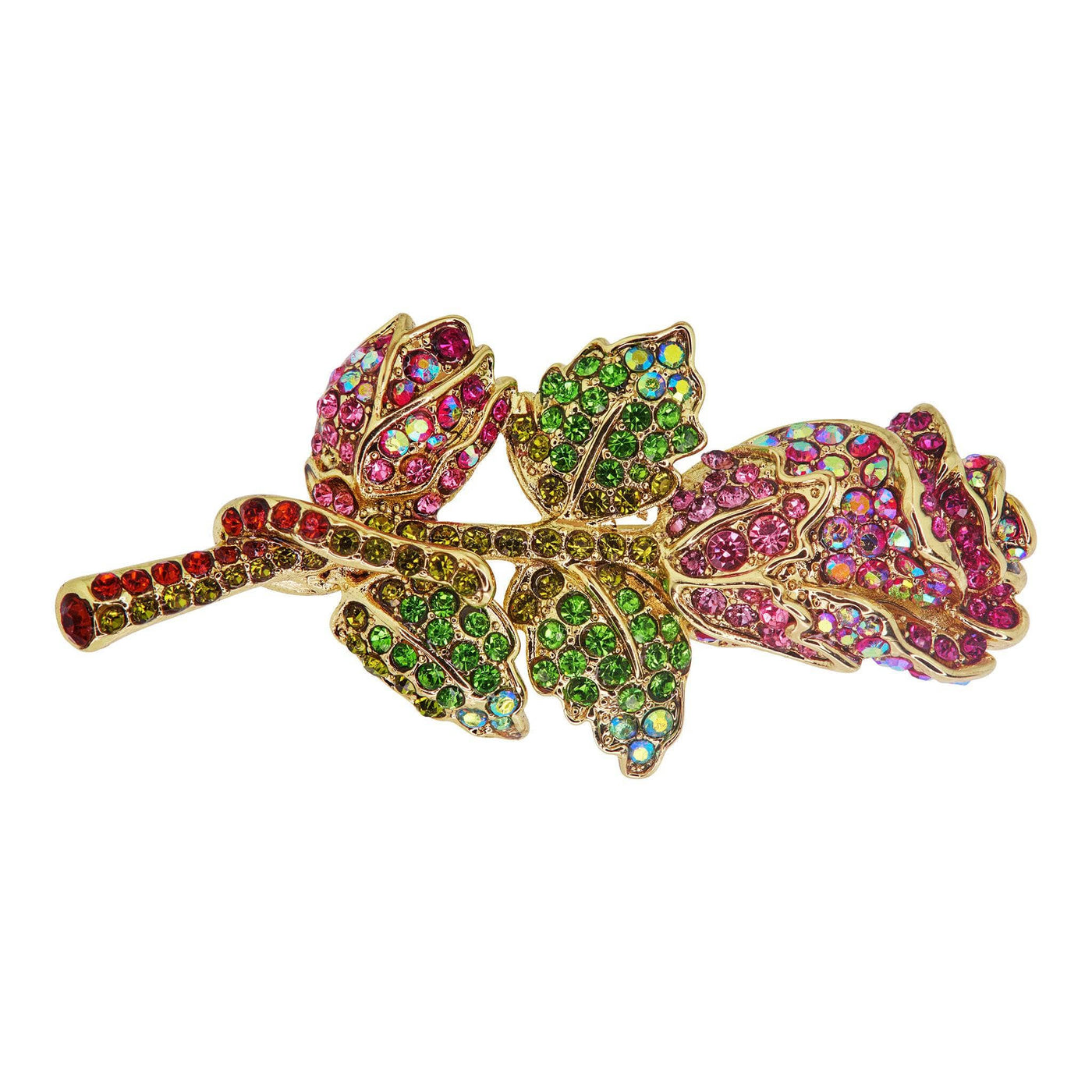 Heidi Daus®"A Rose Is A Rose" Crystal Rose Pin