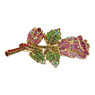 Heidi Daus®"A Rose Is A Rose" Crystal Rose Pin