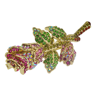 Heidi Daus®"A Rose Is A Rose" Crystal Rose Pin