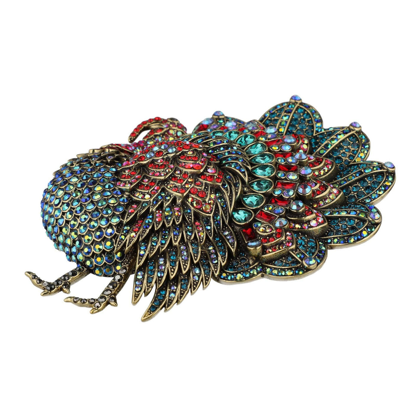 HEIDI DAUS®"Trixie Turkey" Crystal Turkey Pin/Brooch