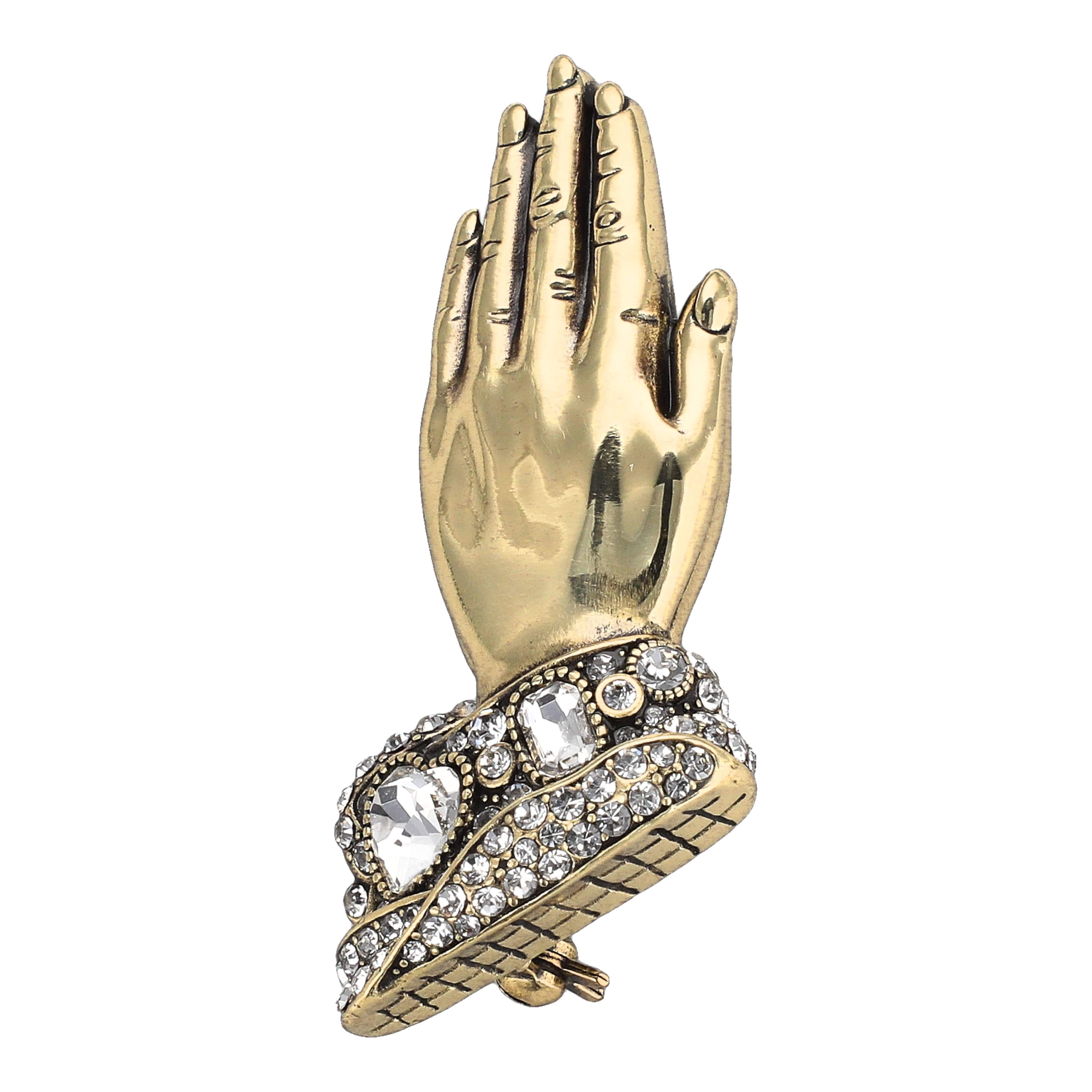 HEIDI DAUS® “A Sparkling Prayer” Hands of Hope Pin/Brooch
