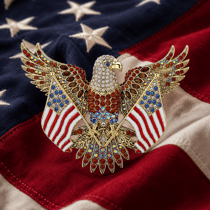 Uncommon Valor Patriotic brooch | Heidi Daus – HEIDI DAUS®