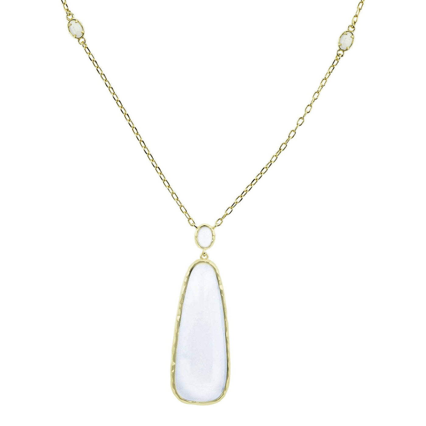 Harlow & Dylan By HEIDI DAUS®"Blue Chalcedony" Natural Beauty Pendant Necklace