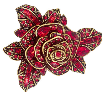 HEIDI DAUS®"Showered With Flowers" Crystal Pin & Earring Set
