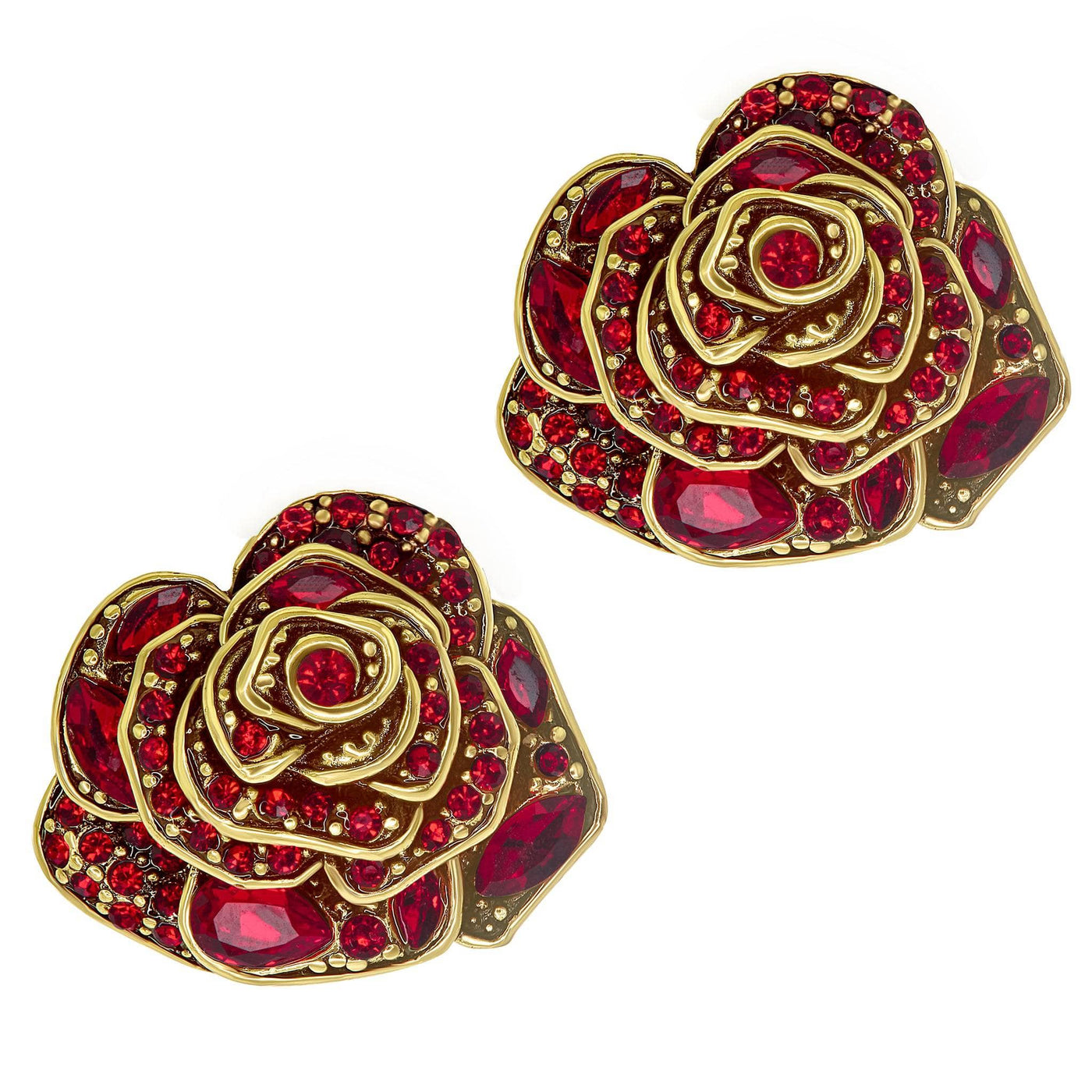 HEIDI DAUS®"Showered With Flowers" Crystal Pin & Earring Set