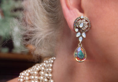 HEIDI DAUS®"Queen's Reign" Crystal Statement Dangle Earrings