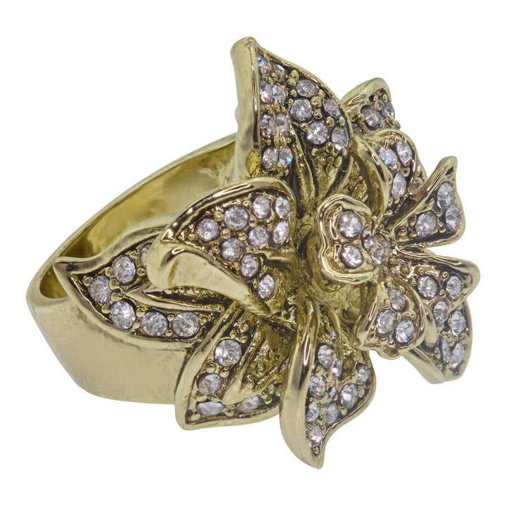 Heidi Daus®"Four Seasons Of Bloom" Crystal Floral Ring HEIDI DAUS®