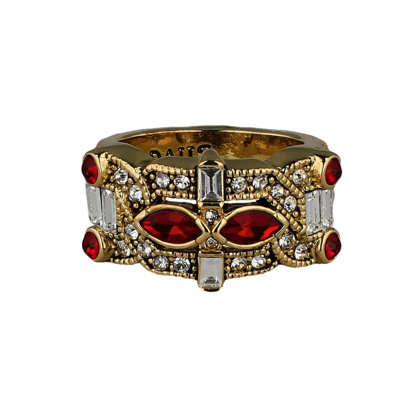 HEIDI DAUS®"It's A Fine Line" Crystal Art Deco Ring