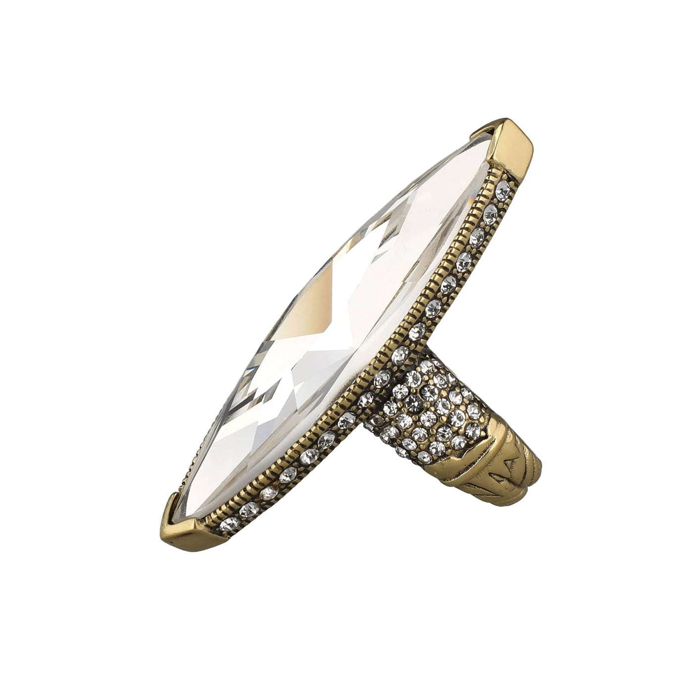 HEIDI DAUS® "Fabulous Feng Shui" Crystal Cocktail Statement Ring