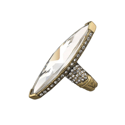 HEIDI DAUS® "Fabulous Feng Shui" Crystal Cocktail Statement Ring