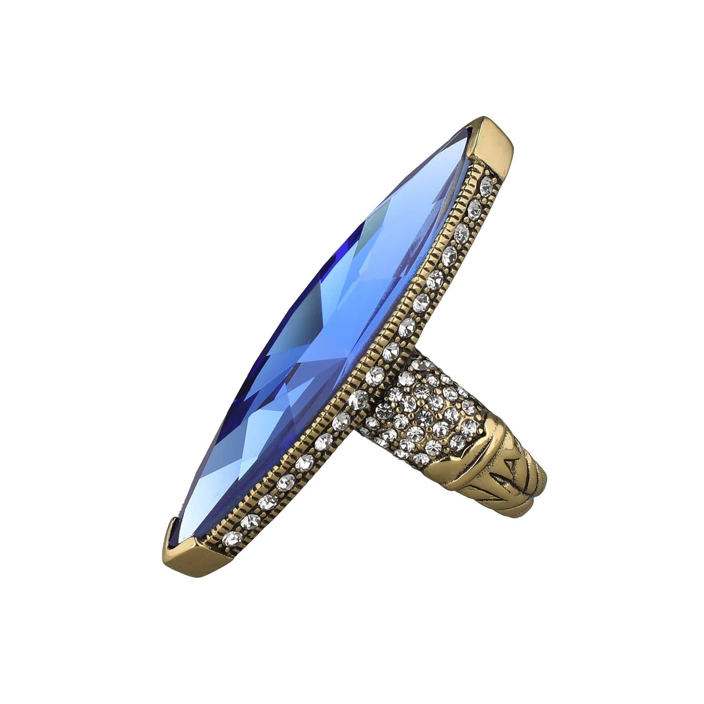 HEIDI DAUS® "Fabulous Feng Shui" Crystal Cocktail Statement Ring