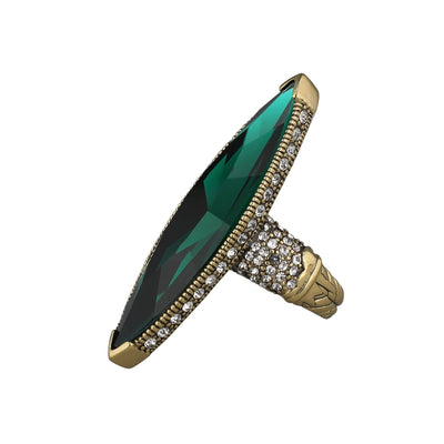 HEIDI DAUS® "Fabulous Feng Shui" Crystal Cocktail Statement Ring