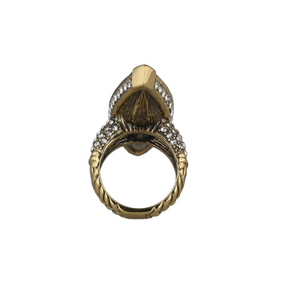 HEIDI DAUS® "Fabulous Feng Shui" Crystal Cocktail Statement Ring