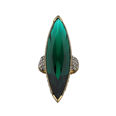 HEIDI DAUS® "Fabulous Feng Shui" Crystal Cocktail Statement Ring