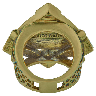 HEIDI DAUS®"Many Shades of Fabulous" Crystal Statement Ring