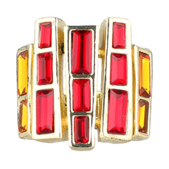 HEIDI DAUS® "Stroke of Genius" Crystal Art Deco Ring