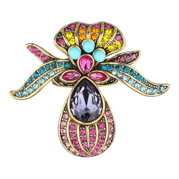 HEIDI DAUS®"Jack In The Pulpit" Crystal Floral  Ring