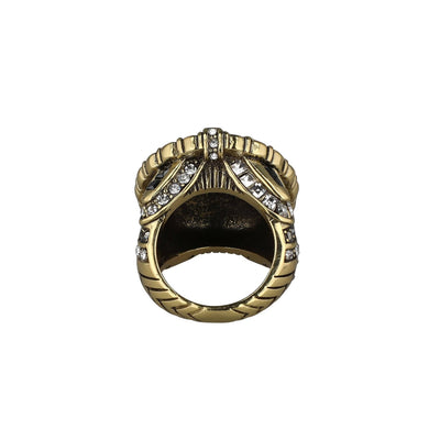 HEIDI DAUS® "Guilty Pleasure" Crystal Art Deco Ring