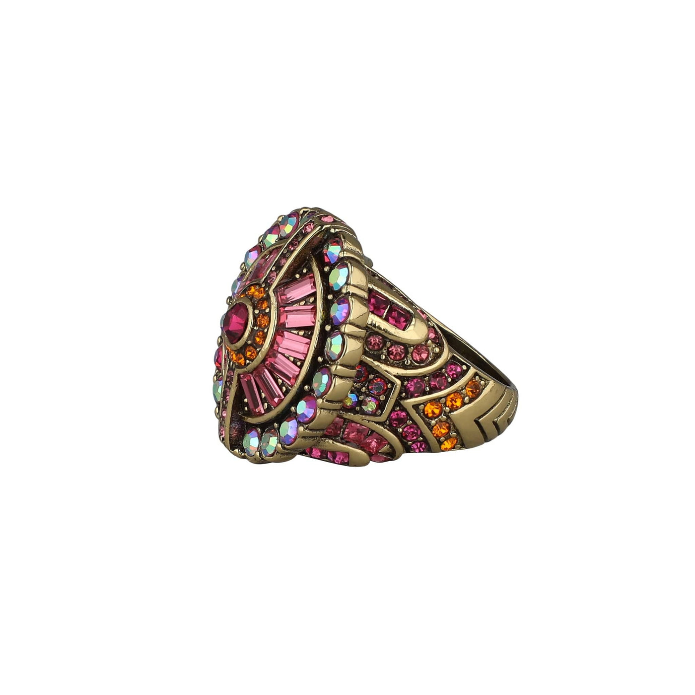 HEIDI DAUS® "Guilty Pleasure" Crystal Art Deco Ring