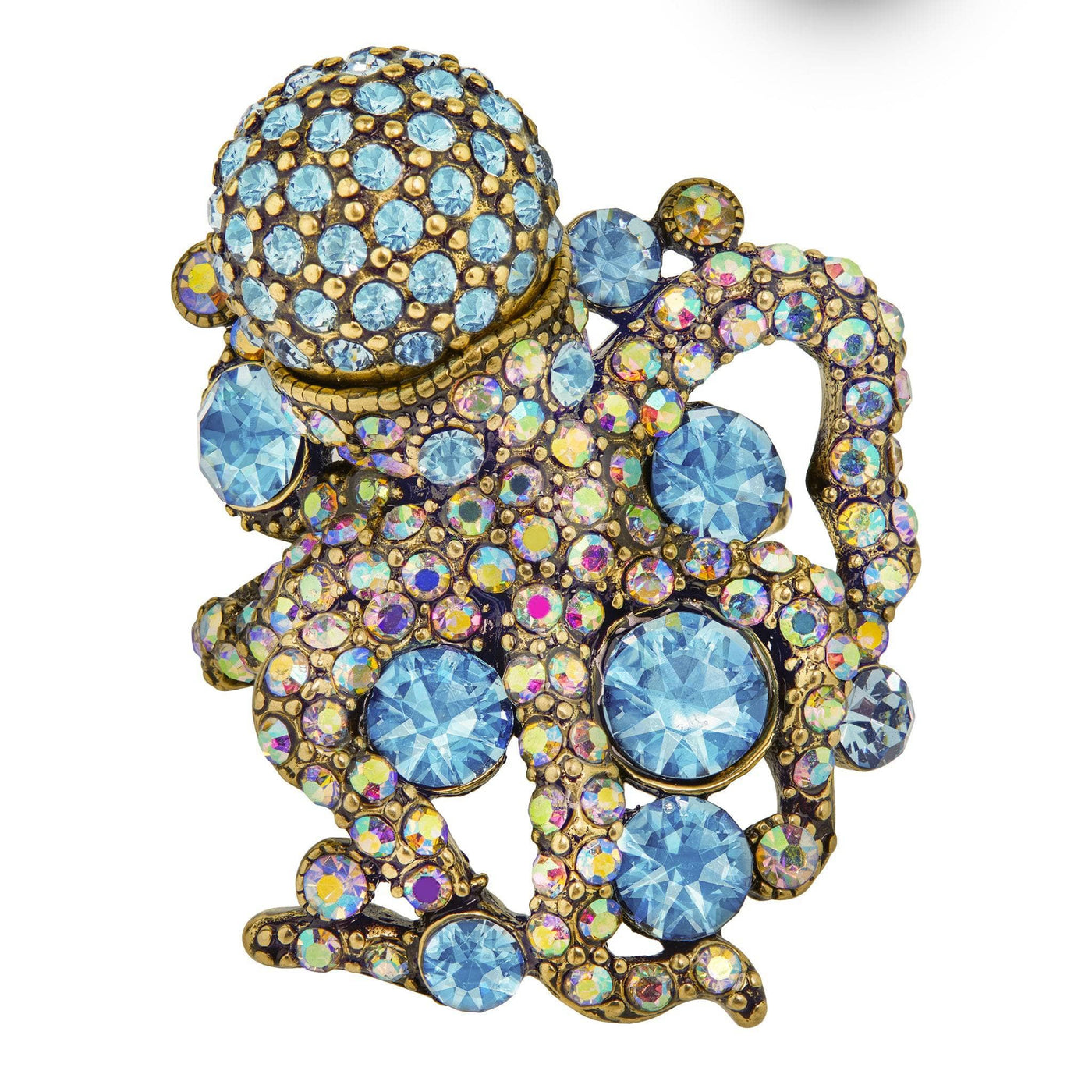 HEIDI DAUS®"Guardian Of The Deep" Crystal Octopus Ring