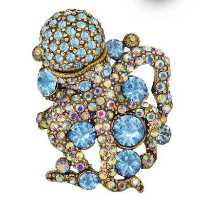HEIDI DAUS®"Guardian Of The Deep" Crystal Octopus Ring