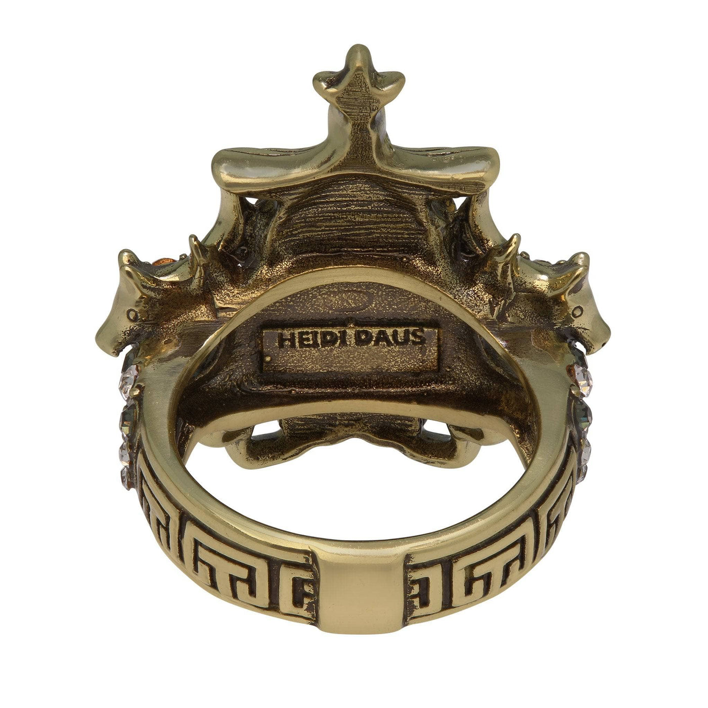 HEIDI DAUS®"Collective Wisdom" Crystal Resin Chinoise Ring