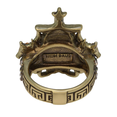 HEIDI DAUS®"Collective Wisdom" Crystal Resin Chinoise Ring