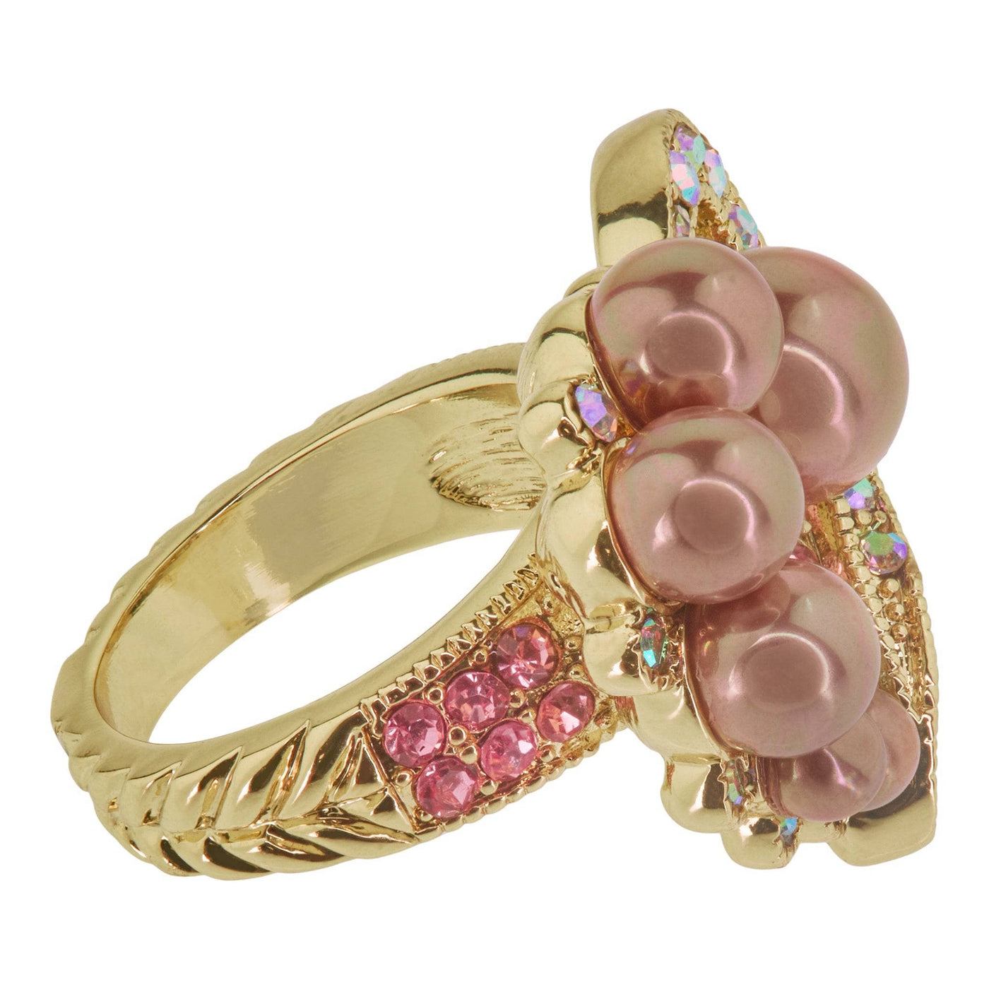 HEIDI DAUS®"True Love" Beaded Crystal Heart Ring