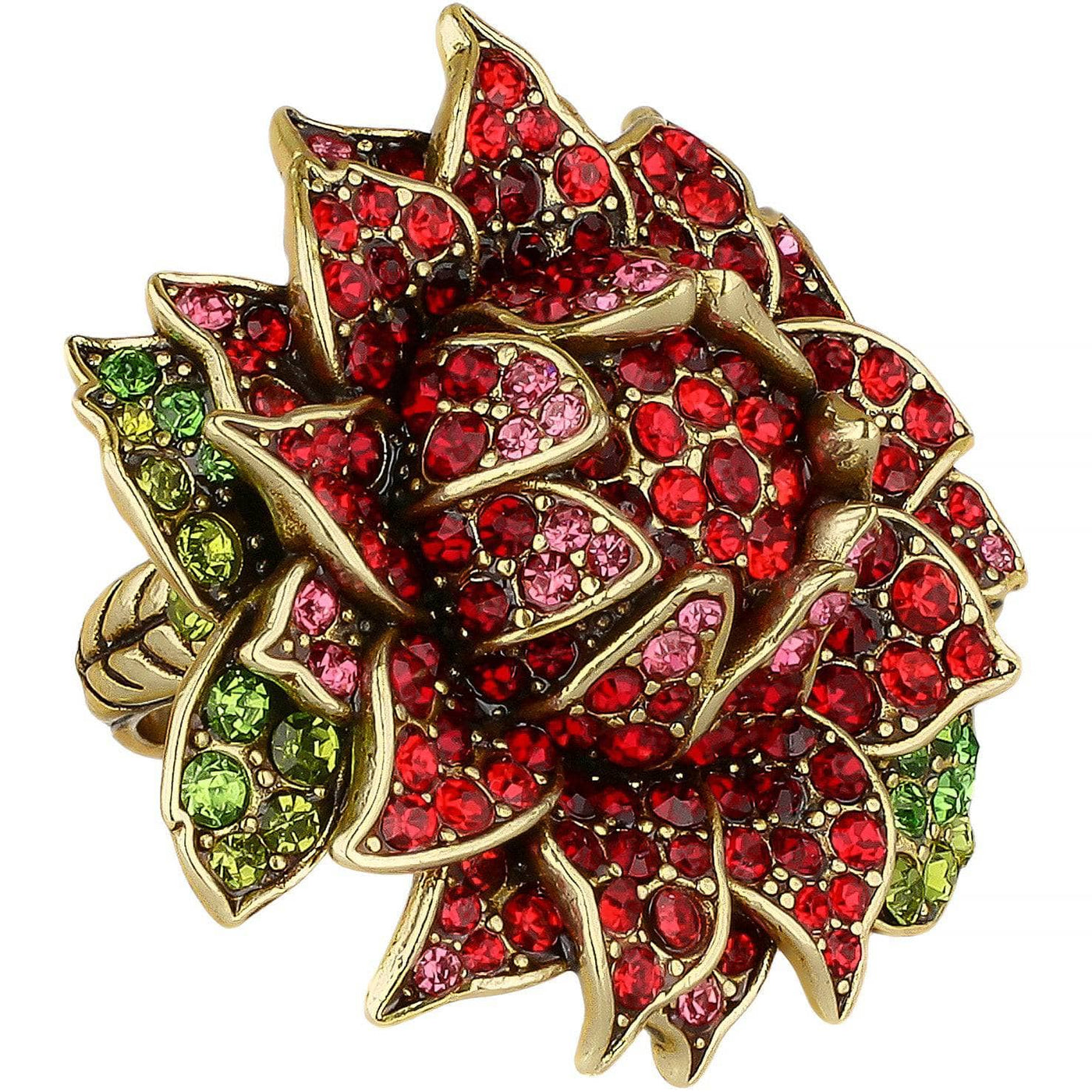 Heidi Daus®"Late Bloomer" Crystal Flower Ring