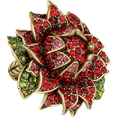 Heidi Daus®"Late Bloomer" Crystal Flower Ring