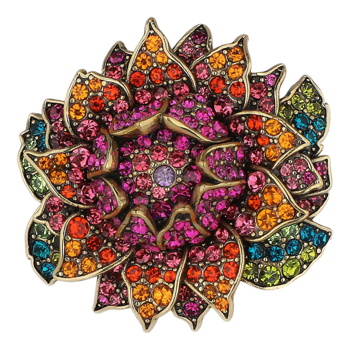 Heidi Daus®"Late Bloomer" Crystal Flower Ring