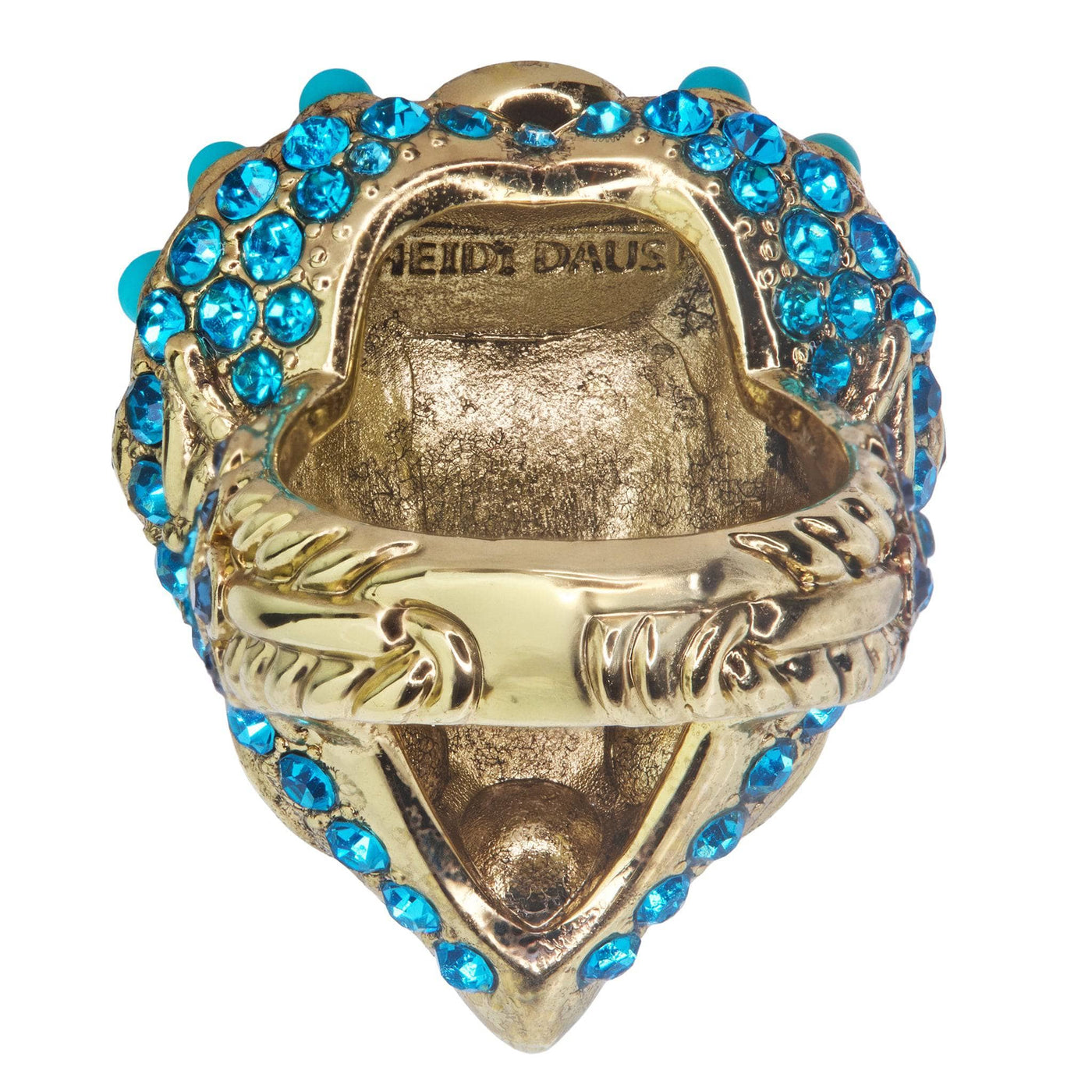 Heidi Daus®"Santa Fe" Beaded Crystal Heart Ring