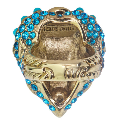 Heidi Daus®"Santa Fe" Beaded Crystal Heart Ring
