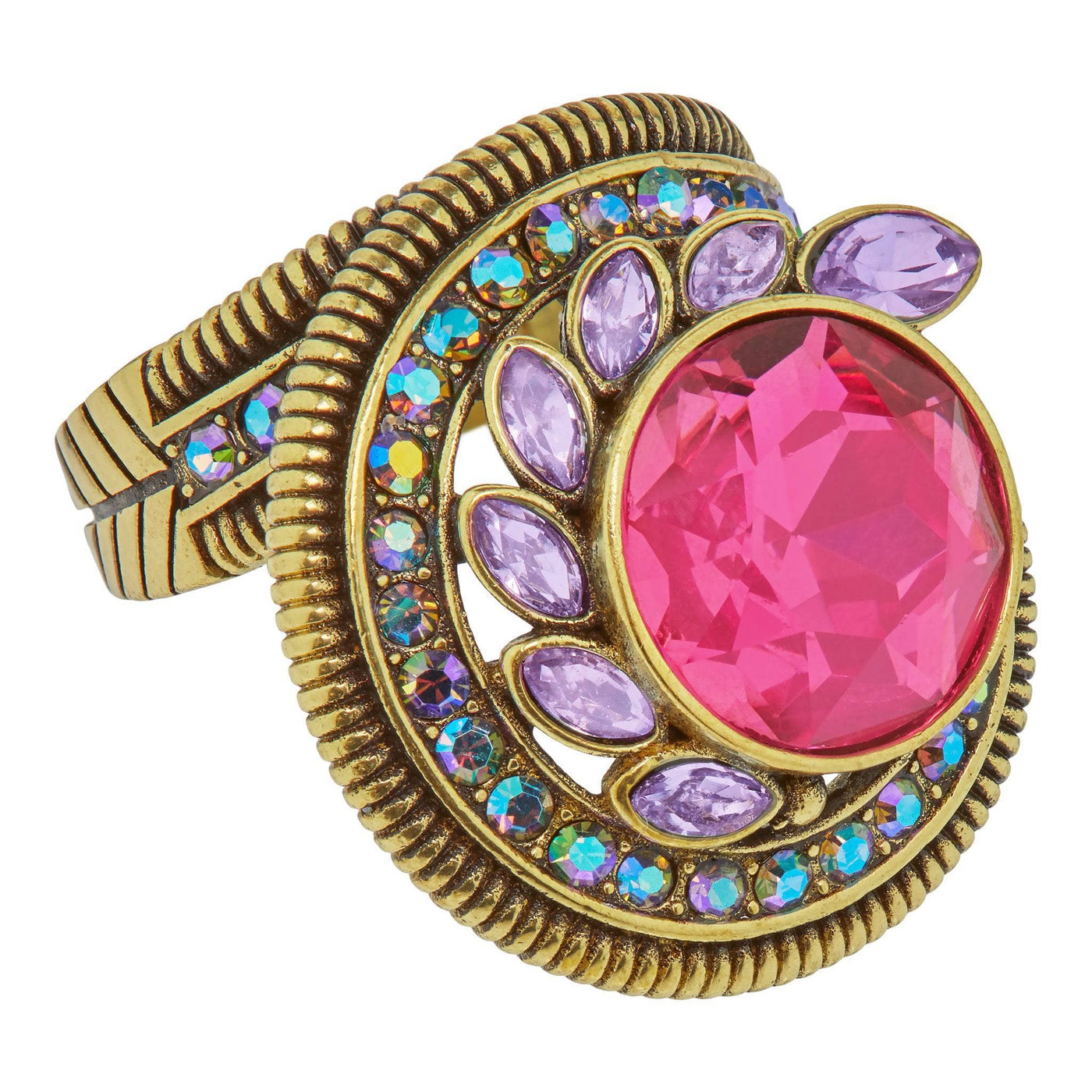 HEIDI DAUS®"Swirl Happy" Crystal Statement Ring HEIDI DAUS®