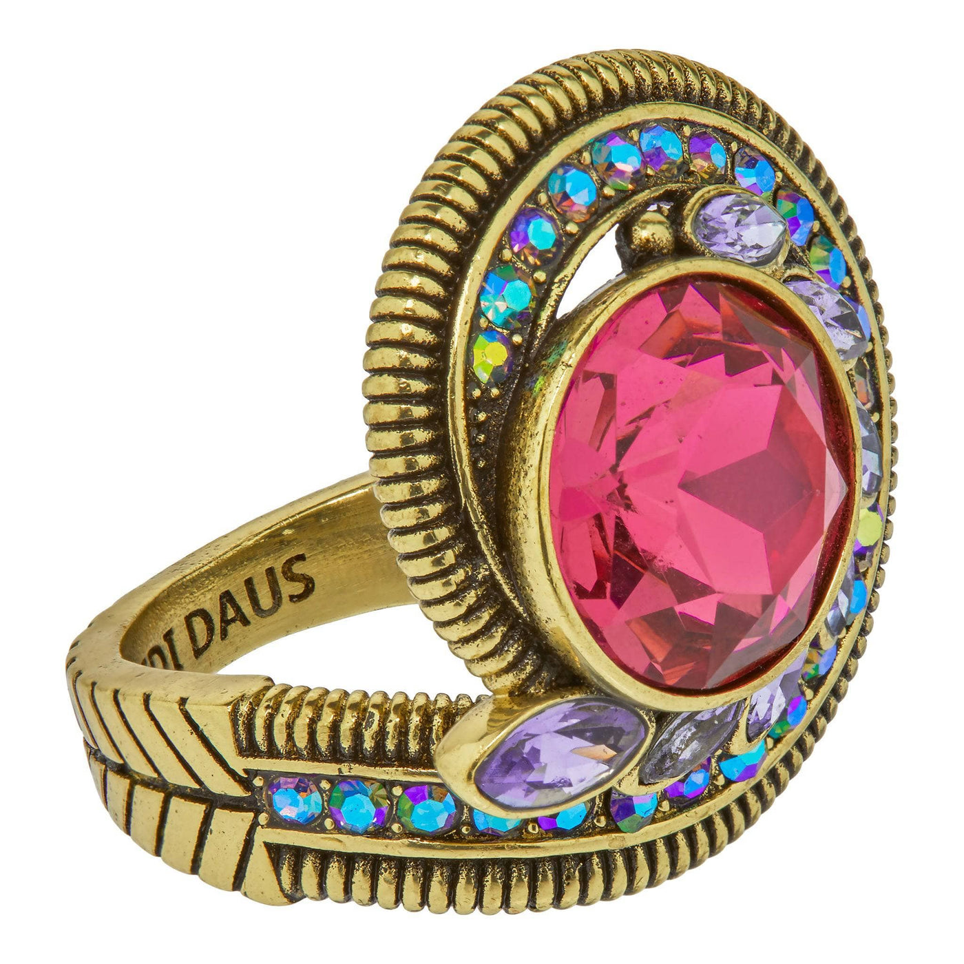 HEIDI DAUS®"Swirl Happy" Crystal Statement Ring HEIDI DAUS®