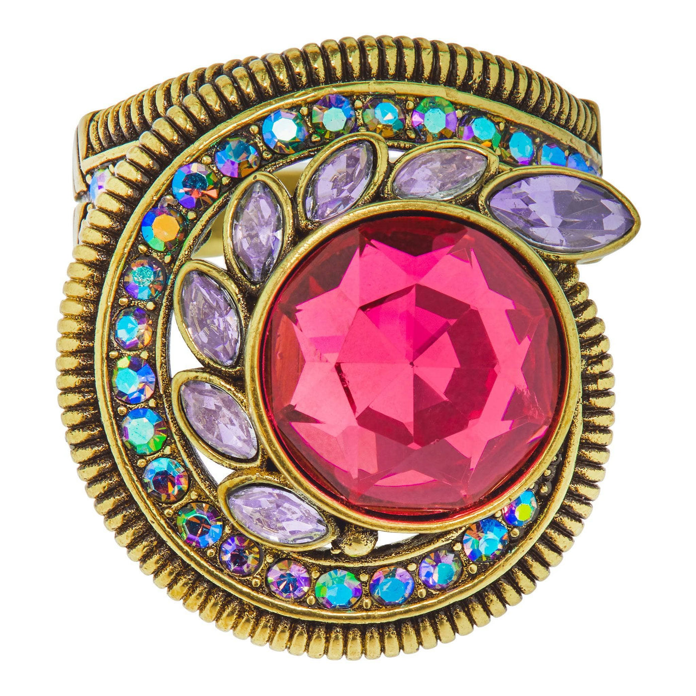 HEIDI DAUS®"Swirl Happy" Crystal Statement Ring HEIDI DAUS®