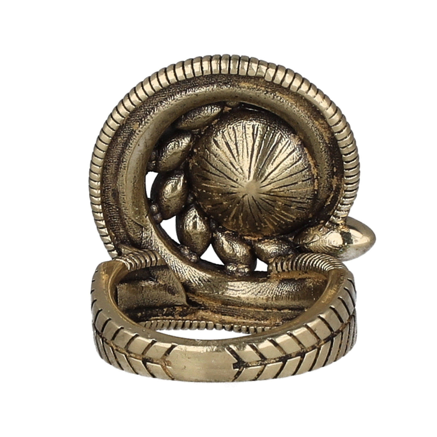 HEIDI DAUS®"Swirl Happy" Art Deco Statement Ring