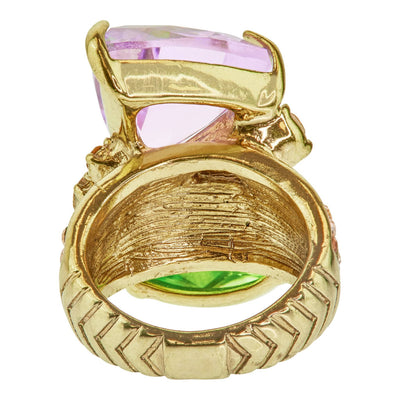 HEIDI DAUS®"Grande Bella Veneto" Crystal Deco Ring
